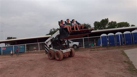 skid steer stunts|black sheep skid steer.